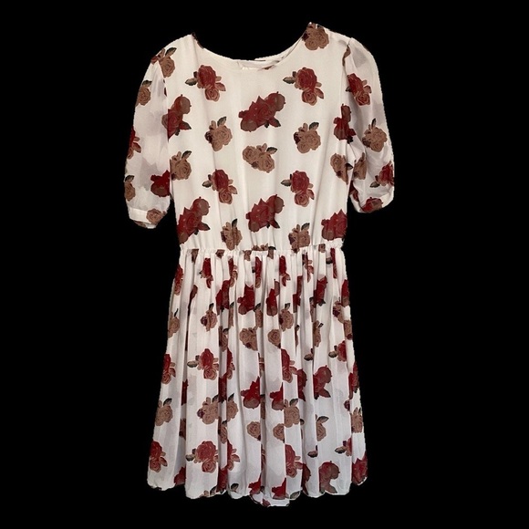 Pins And Needles Floral Open Back Dress Sz Medium - Picture 2 of 16